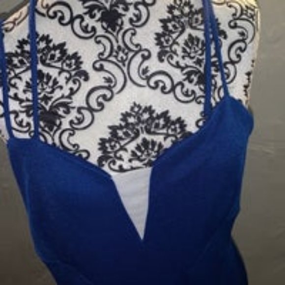 Blue plus size dress - Picture 3 of 4